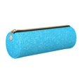 thumbnail image 1 of Disketp Sky Blue Glitter Estuche Organizador de Lápices de Cuero, Estuche de Oficina con Cremallera para Bolígrafo y Lápiz, 1 of 6