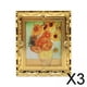thumbnail image 1 of Paquete de 2-4 marcos de pared a escala 1:12, decoración para casa de muñecas, accesorios y manualidades 3 piezas, 1 of 8