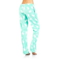 thumbnail image 5 of Ashford & Brooks Women's Short Sleeve Cotton Top Fleece Pants Pajama Set, 5 of 5