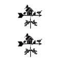 thumbnail image 4 of Transemion Add Style To Garden Exquisite Wind Direction Indicator Good Gift Weather Vane 2Set, 4 of 6