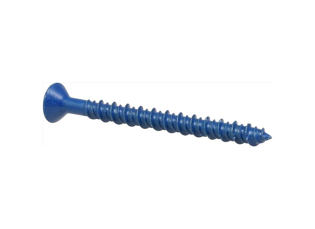 HILLMAN FASTENERS Rawl 1/4 x 2-3/4-Inch Tapper Concrete Screw with Phillips Flat Head, 100-Pack 375310