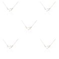 thumbnail image 2 of Minnieouse Ins doce signos del zodiaco constelaciones tema amistad collar diamantes de imitación DIY único elegante cómodo colgante Libra plata Libra Plata 5piezas Minnieouse CBP222191, 2 of 5