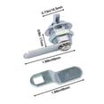 thumbnail image 2 of Loquet de Compartiment Décalé 2 Pcs Verrou à Came pour RV pour Marine Opération Facile, 2 of 10
