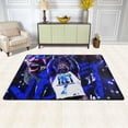 thumbnail image 2 of Jey Uso Rug, Ultra Soft Flannel Area Rug With Non-Slip Backing, Plush Memory Foam Carpet Rug For Bedroom, Living Roo,M Dining Ro,Om Playroom, Absorbent Washable Floor Mat, 2 of 7