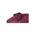 thumbnail image 4 of MODA NOVA Big & Tall Men's Short Sleeves Cotton Polka Dots Button up Shirt Burgundy 46, 4 of 6