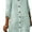 Emeralds, variant on Women's Button Down Striped Dress Casual 3/4 Sleeve V Neck Loose Midi Shift Dresses
