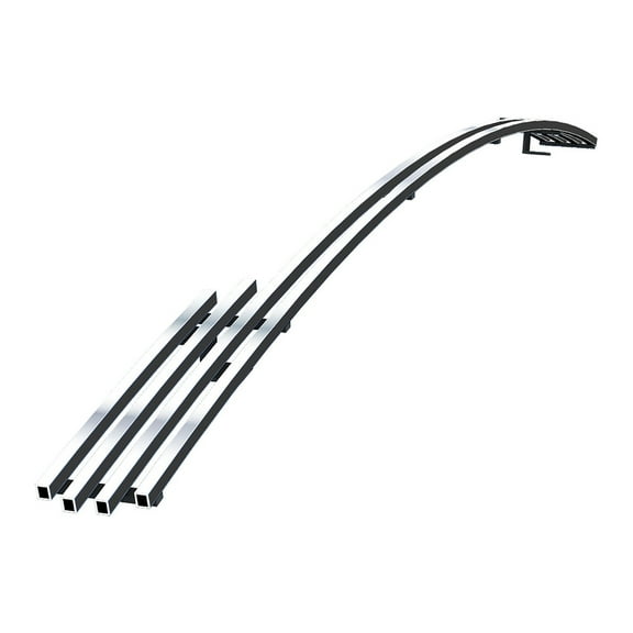 APS Compatible with Dodge Ram 1500 2009-2012 Lower Bumper Stainless Steel SS Chrome Horizontal Billet Front Grill Grille Insert D66725A