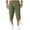 #116-Green, variant on Handshe Men's Solid Pocket Sweatpants with Drawstring Waist Cropped Casual Comfortable