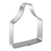 Ear Tag or Bread Board Cookie Cutter 4 in B1530 - Foose Cookie Cutters - USA Tin Plate Steel