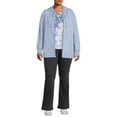 thumbnail image 5 of Terra & Sky Women's Plus Size Zip-Front Hoodie, 5 of 5