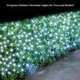 thumbnail image 4 of YSPUKY Christmas Lights Outdoor Lights for Patio, Christmas Decorations Outdoor Waterproof Led Net Christmas Tree Lights 144LED 7ftx7ft White, 4 of 6
