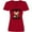Red, variant on Inktastic Cute French Bulldog Frenchie Squad Women's V-Neck T-Shirt
