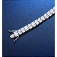thumbnail image 5 of 6-9 Inches Emerald Cut Moissanite Tennis Bracelet for Women Width 7MM D Color VVS1 S925 Sterling Silver Lab Created Diamond Tennis Bracelet Perfect for Daily Wear, 5 of 8