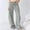 Gray, variant on LSLJS Sweatpants Women Low Rise Drawstring Waist Pants Casual Solid Color Wide Leg Joggers with Pockets, S-2XL