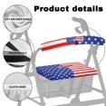 thumbnail image 5 of HELLHERO Bow Element on The American Flag Walker Covers Backrest Covers Waterproof Reusable Cover Only for Elderly, 5 of 7