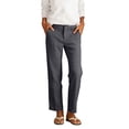 thumbnail image 3 of Women's Daily Elastic Waist Straight Leg Pants with Pockets Solid Color Loose Trousers, 3 of 7