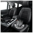 thumbnail image 2 of Universal Fit 9-Piece Car Seat Cover Set with Black Base & Gray Side Wings - High-Quality Polyester, 3-Layer Foam Padding, Airbag Compatible, Easy Installation - Includes Front/Rear Covers, Headrests, 2 of 6