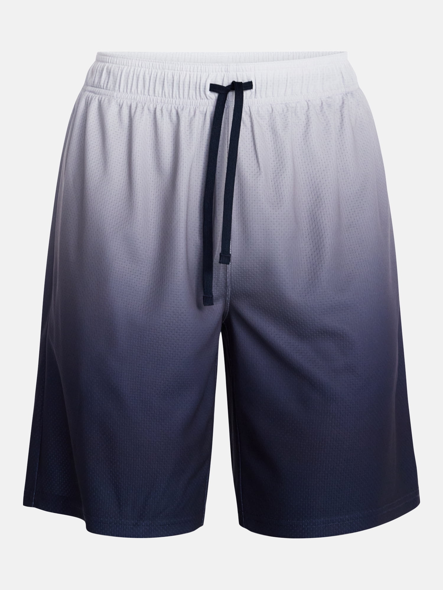 Athletic Works Men's and Big Men's Ombre Mesh Shorts, 7" Inseam, Sizes XS-5XL