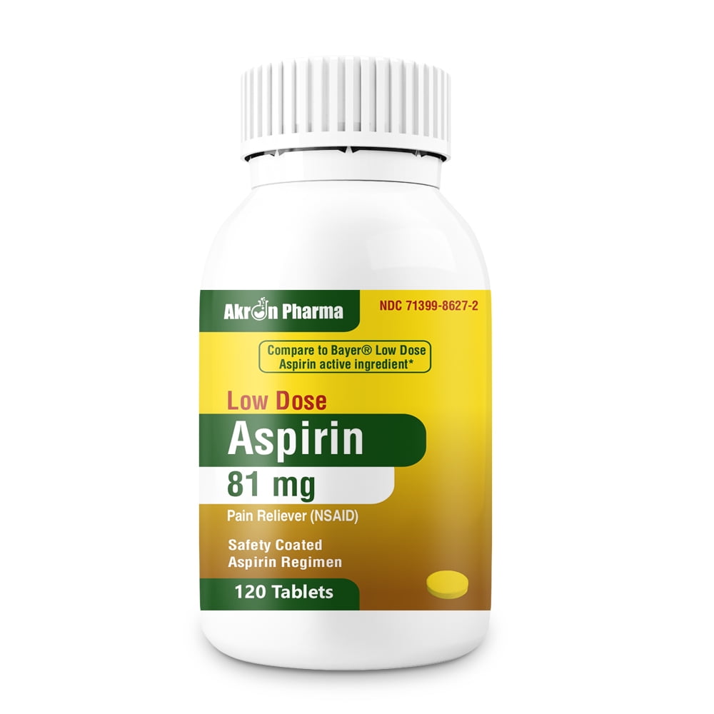 Aspirin 81 mg Tablets 120 Tablets