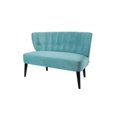 thumbnail image 1 of Becca Canal et Bouton Tufted Canapé Arctique Bleu, 1 of 9