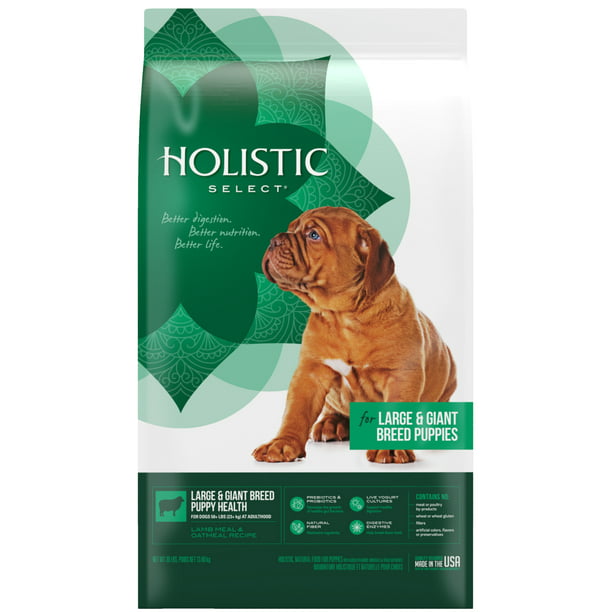 Holistic Select Natural Dry Dog Food, Large & Giant Breed Puppy Recipe