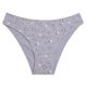 thumbnail image 4 of Gibobby Braguita cintura alta Ropa interior sin para mujer Ropa interior con estampado floral Mujeres Bikinis lindos Bragas(Gris， L), 4 of 5