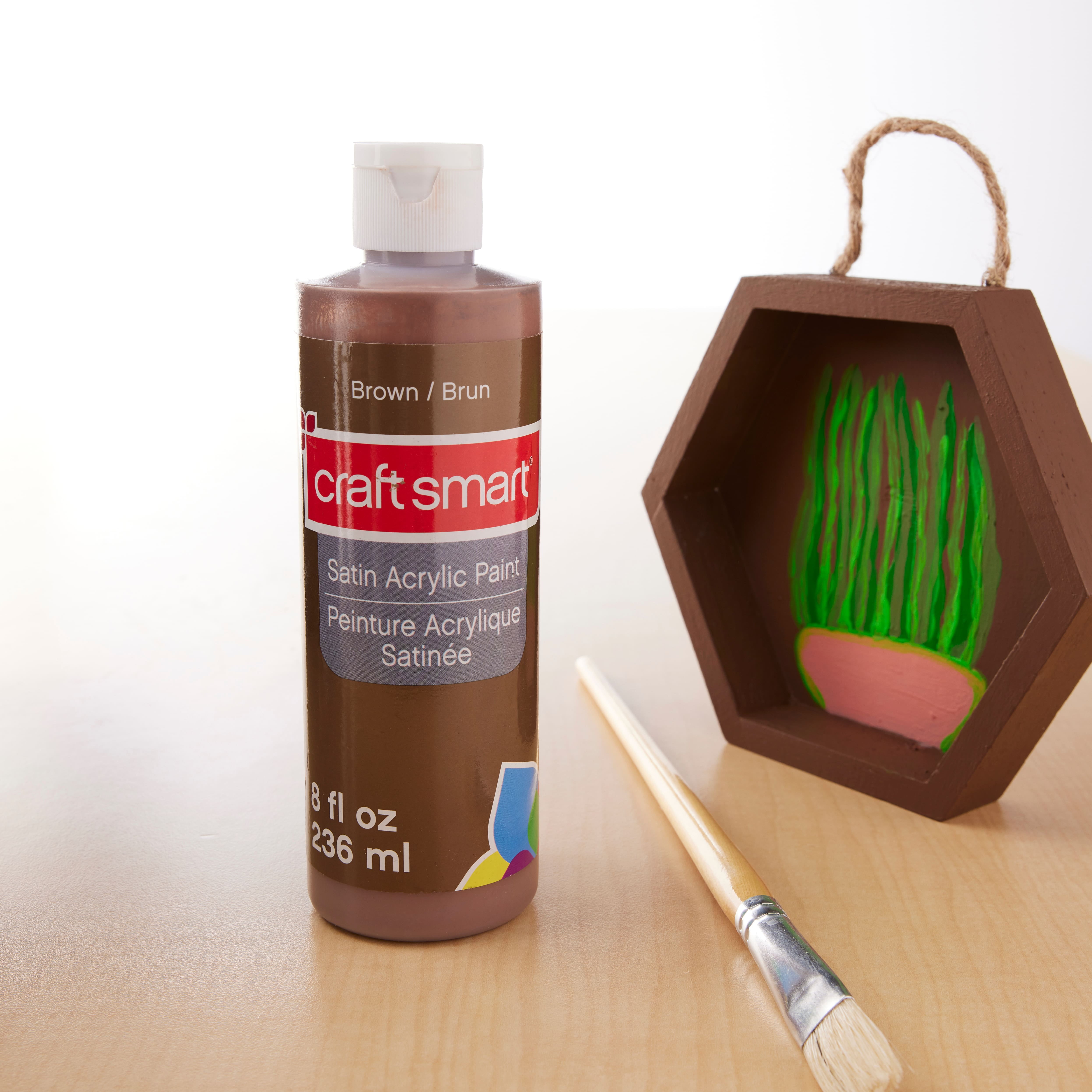 Craft Smart Satin Acrylic Paint, 8oz., 8 Pack