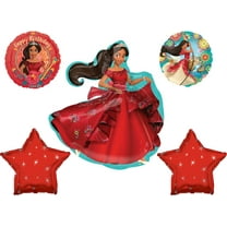 5 Piece ELENA OF AVALOR Happy Birthday Party Balloons Decoration Supplies Disney Show