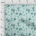 thumbnail image 2 of oneOone Velvet Sky Blue Fabric Florals Sewing Craft Projects Fabric Prints By Yard 58 Inch Wide, 2 of 4