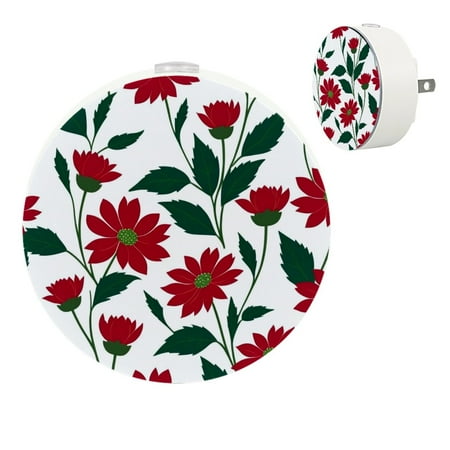 

YZUOUZY Bedside Lamps Small Lamp Bedside Lamps Set of 2 Abstract Elegance Floral Flowers