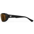 thumbnail image 2 of Aspen Wind Blocking Padded Foam Polarized Sunglasses for Outdoors, 100% UVA + UVB Protection, Matte Black Frame/Polarized Copper Lens, 2 of 5