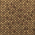 thumbnail image 1 of Ahgly Company Indoor Square Abstract Brown Modern Area Rugs, 8' Square, 1 of 4