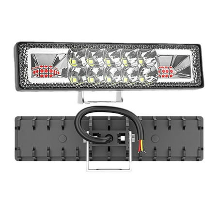 

Fovolat LED Warning Lights 16LED Flashing Lights For Vehicles 48W Flood Light Spotlight Roof Top Mini Strobe Light For Construction Vehicles Trucks Cars Snow Plow Motorcycles ordinary