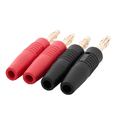 thumbnail image 4 of 12Pcs 4mm B7 24K Gold Plated Musical Speaker Cable Wire Pin Banana Plug Connector, 4 of 9