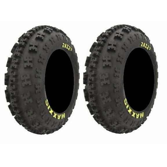Pair of Maxxis Razr 2 Front ATV Tires 22x7-10 (2)