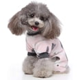 thumbnail image 3 of Pijamas de lana para perros pequeños y medianos, niña, niño, perro, mono, camisas para perros, suéter cálido de invierno para perros, ropa para cachorros, pijamas de Navidad para perros Yorkie, 3 of 7
