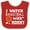 Red and White, variant on Inktastic I Watch Basketball with Mommy Boys Baby Bib