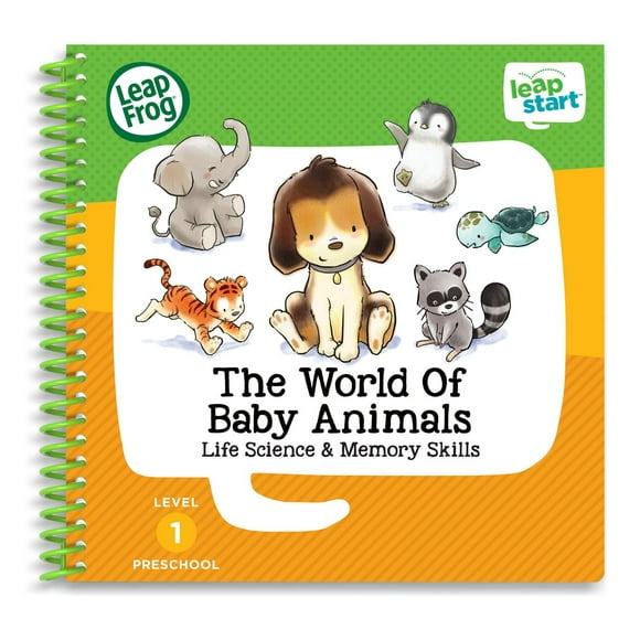 LeapFrog LeapStart Les bébés animaux - Version anglaise Deviens incollable sur les bébés animaux avec le livre Les bébés animaux pour le lecteur interactif LeapStartMC.