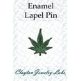 thumbnail image 5 of Marijuana Weed Leaf THC Glitter Enamel Lapel Pin, 5 of 8