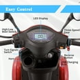 thumbnail image 5 of Xlluproid 800W All Terrain Mobility Scooter for Seniors Adults - 500LBS Capacity 4 Wheel Heavy Duty Handicap Scooter w/Charger Remote,Red, 5 of 10