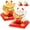 White, variant on 3.2in Lucky Cat Waving Arm Set, Vivid and Lovely Chinese Cat, Solar Fortune Cat Statue Decorations for Decorating Front Desk, Car, Business Openings, White
