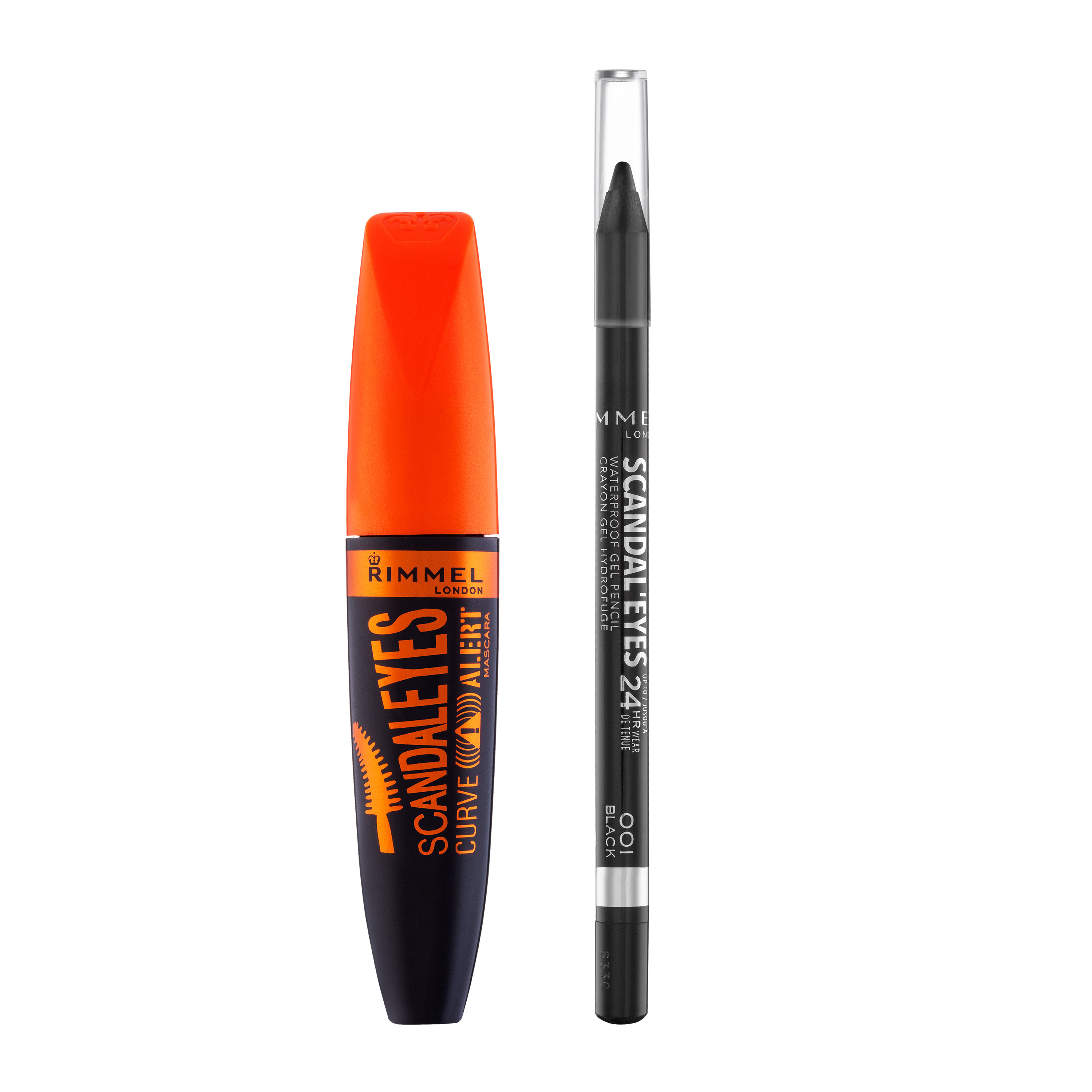 Rimmel Volumeflash Scandaleyes Curve Alert Mascara Duo, Black photo 2