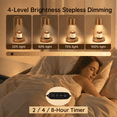 thumbnail image 5 of Mehoom Vintage Metal Candle Warmer Lamp with Dimmer, Timer, and 2 Bulbs for Bedroom and Living Room, 5 of 10