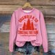 thumbnail image 2 of Gibobby Sudaderas de Navidad para mujer Sudadera con cuello redondo y estampado de Navidad para mujer, camisetas de entrenamiento de manga larga a la moda(Rosa,G), 2 of 3