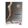 thumbnail image 5 of Calzitaly High Waist Tights Control Top Shaping Nylons, 20 Denier Pantyhose (S, SOLEIL), 5 of 6