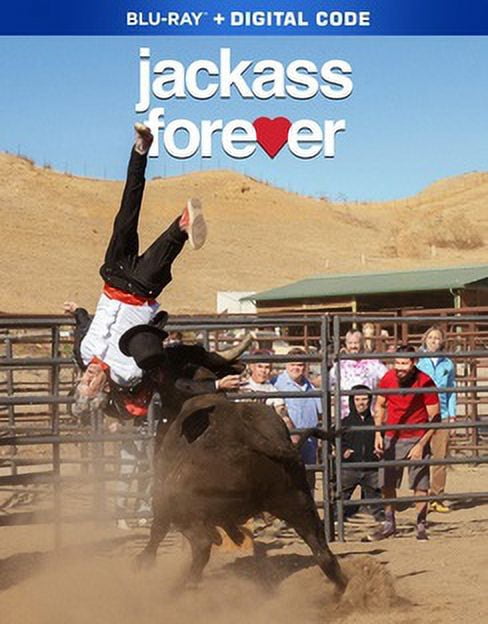 Jackass Forever (BD) + Limited Edition Poster (Walmart Exclusive) (Blu-ray) (Walmart Exclusive), Exclusive Bundle, Comedy