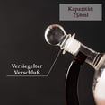 thumbnail image 3 of Juego de decantador de whisky con soporte de madera para vasos y mapa del mundo: regalos para hombres y mujeres: botella de vidrio para ginebra, ron, whisky, licor, bourbon, vodka y brandy, 3 of 7