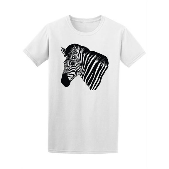 Side View Zebra T-Shirt Men -Image by Shutterstock, Male Large