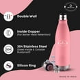 thumbnail image 2 of SOPL-OLIVEWARE Sigma Vacuum Double Wall Bottle, Stainless Steel, Hot & Cold, Insulated Bottle, Fit for Indoor & Outdoors (500 Ml, Pink), 2 of 5
