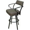 thumbnail image 4 of Carolina Swivel Extra Tall 34" Metal WB Stool - Plumley Cocoa Brown - Gray, 4 of 6